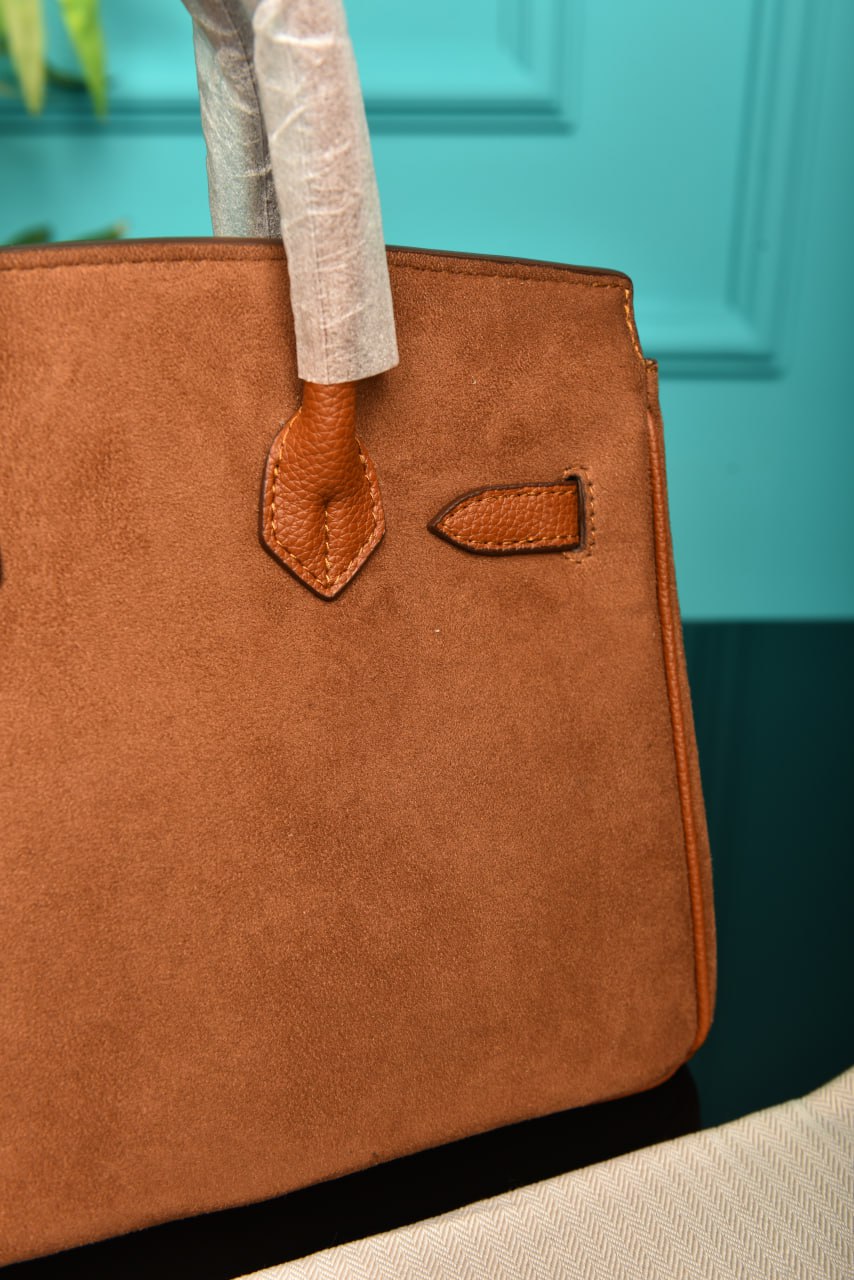 - The Birkin 25’ Suede