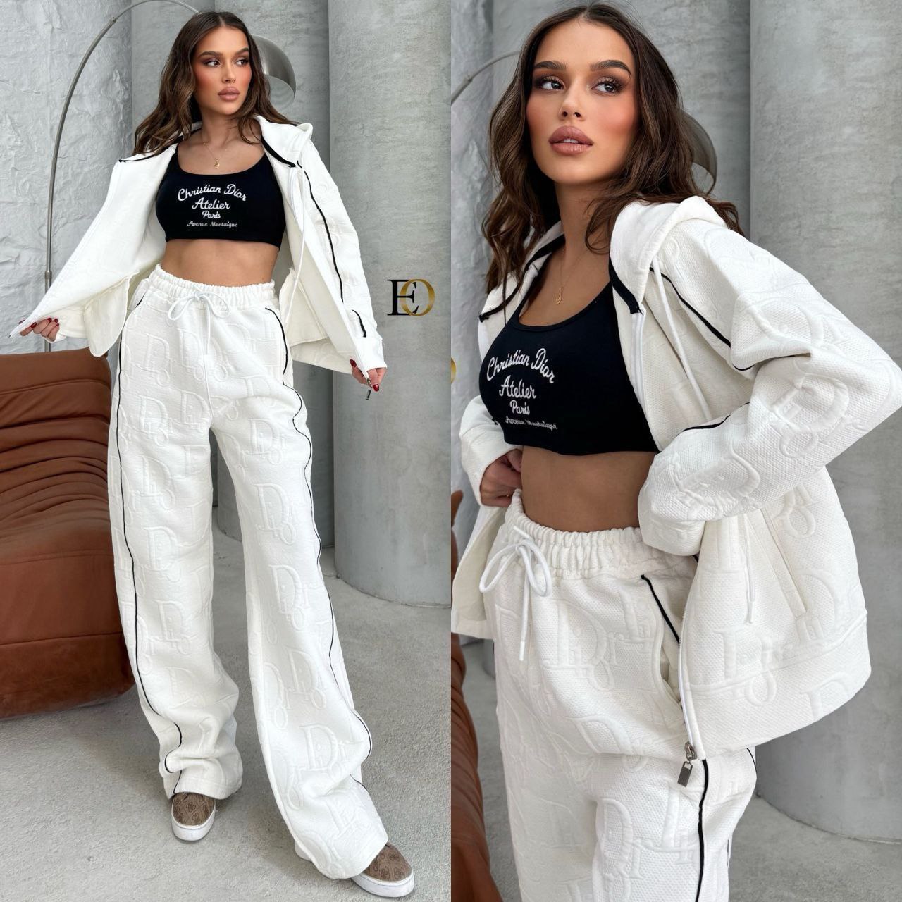 CD Brushed Fabric 3-Piece Sports Set