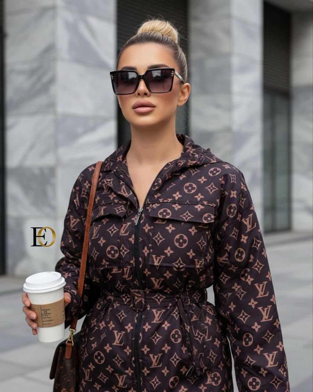 - Hooded Trench Coat