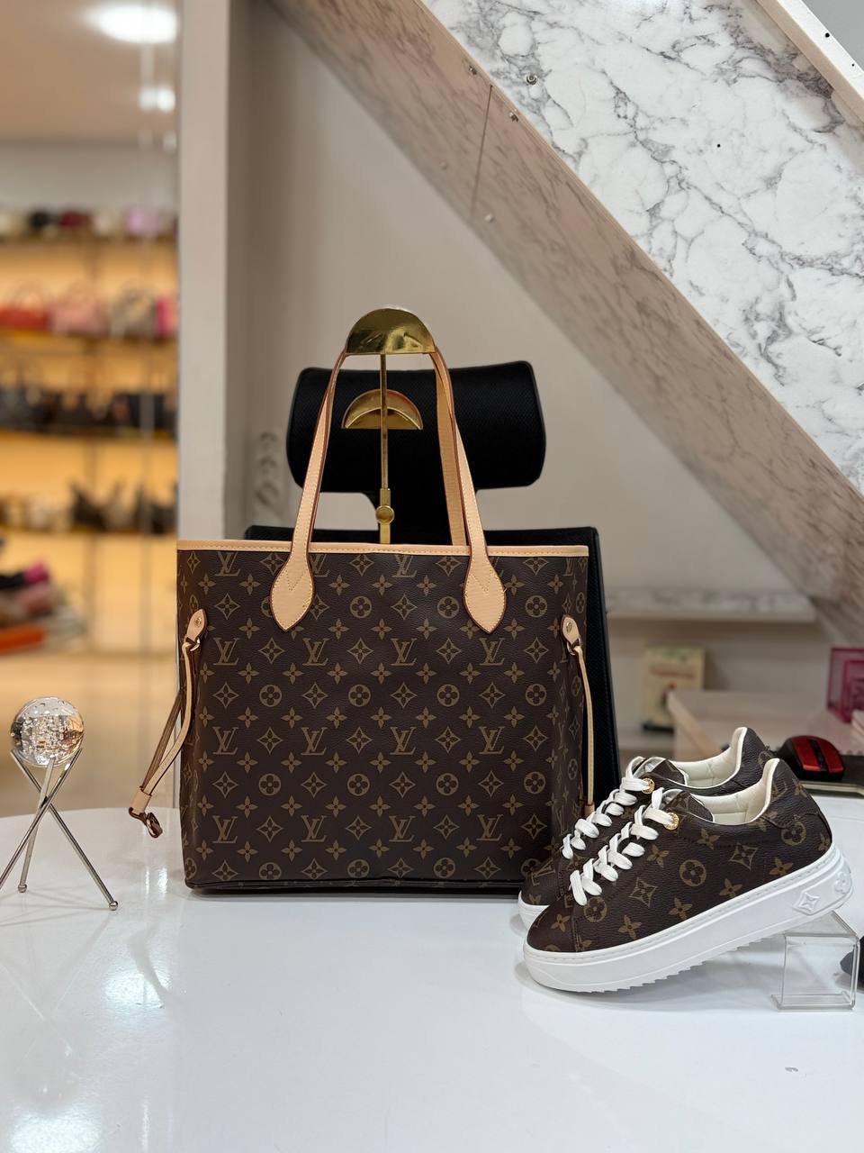 Bag and Sneakers