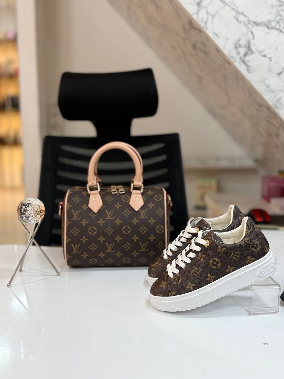 Bag and Sneakers