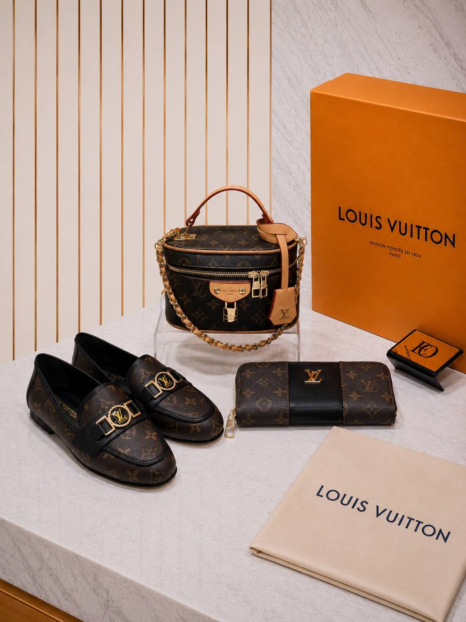 Bag, Shoes and Wallet