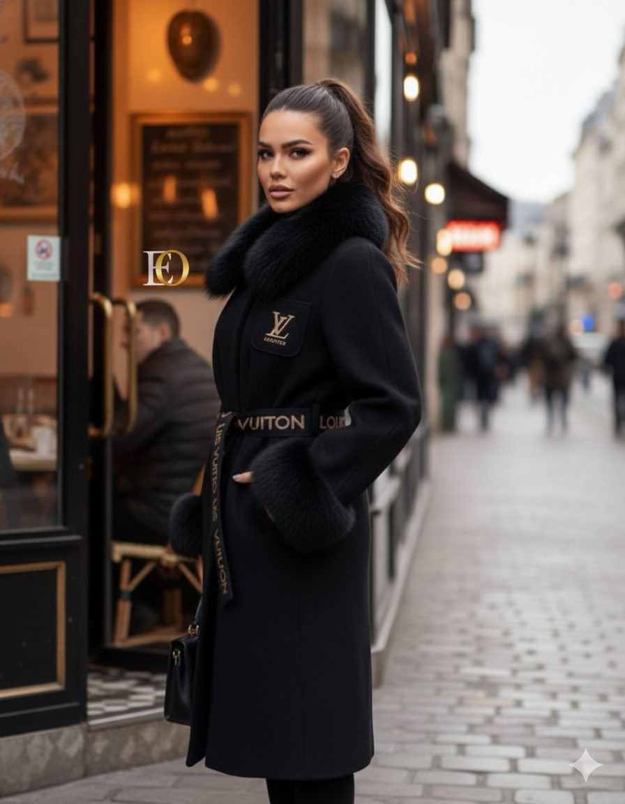 - Fur-Lined Cashmere (Black)