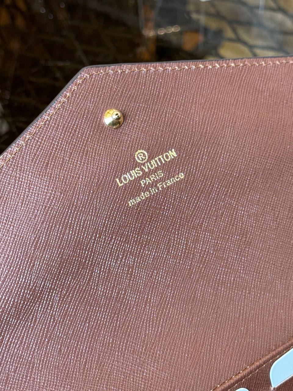 L Leather Adele Wallet (Gry)