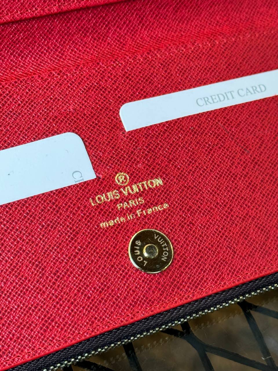 L Leather Adele Wallet (Red)