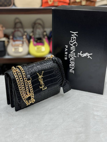 -  Sunset Bag (Leather-Gold)