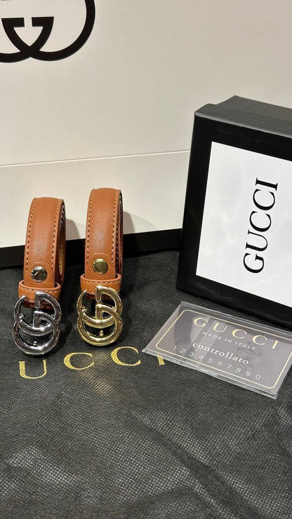 Fit Leather Belt (Brown)