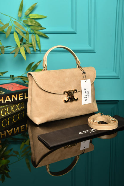 CLN Medium Nino Bag in Supple Grained