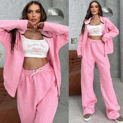 CD Brushed Fabric 3-Piece Sports Set