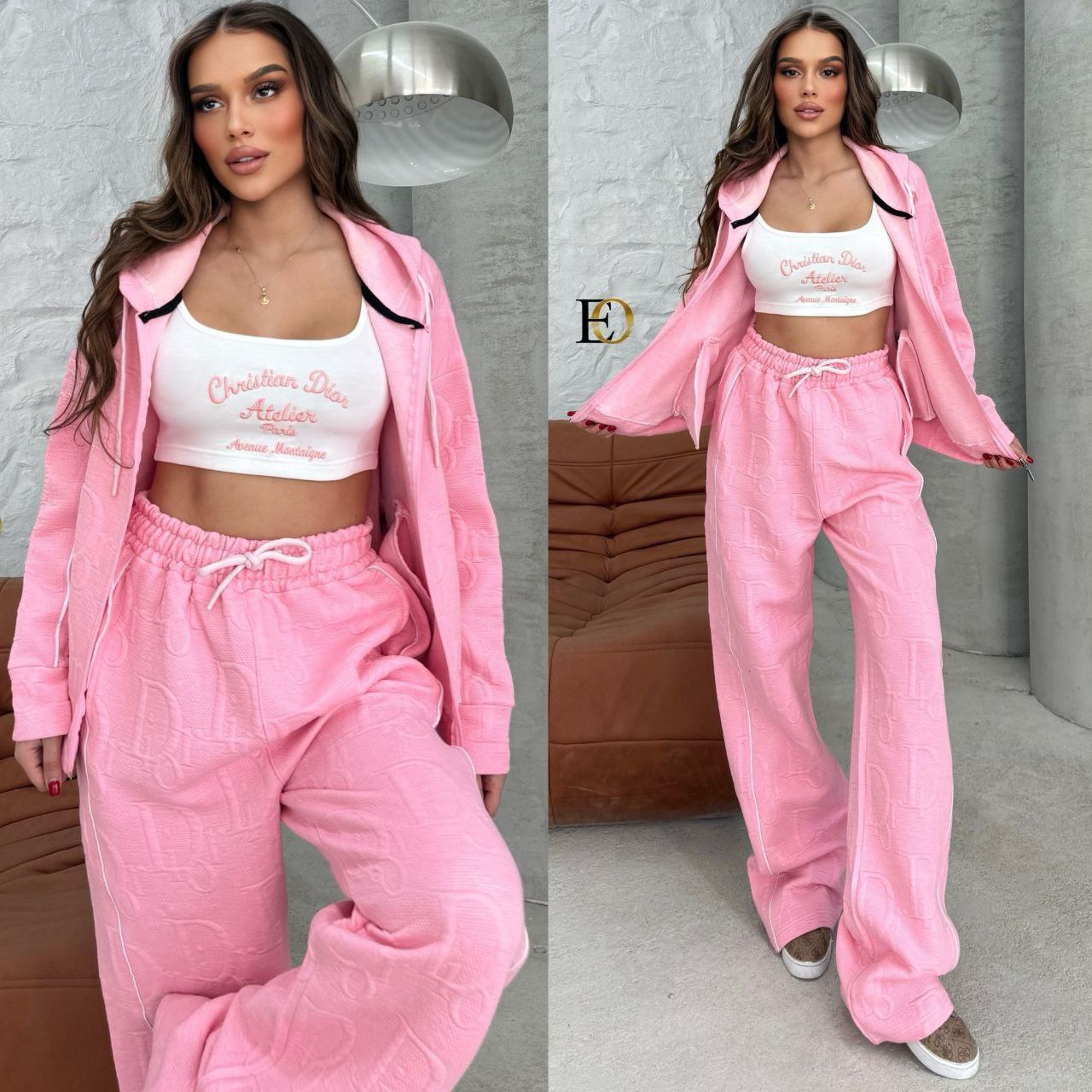 CD Brushed Fabric 3-Piece Sports Set