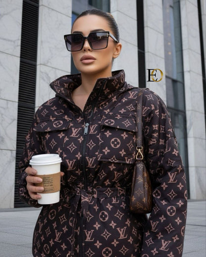 -  Hooded Trench Coat