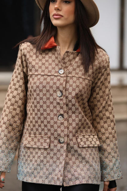 Stone Patterned Coat