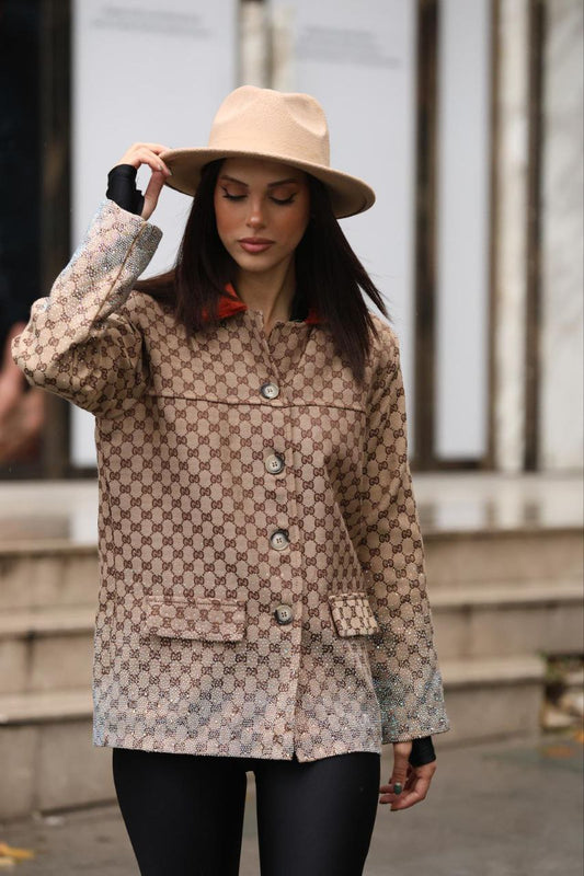 Stone Patterned Coat