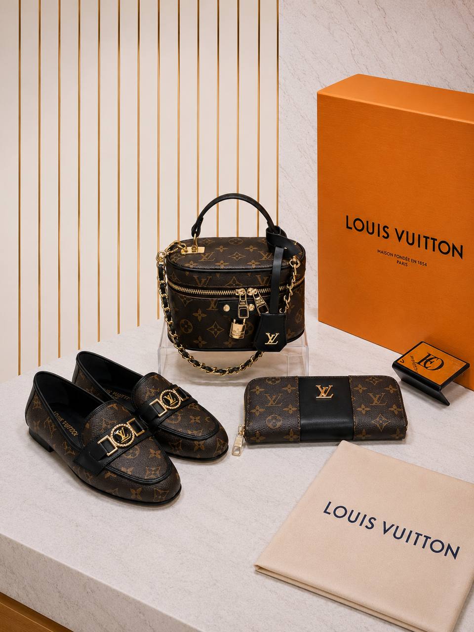 Bag, Shoes  and Wallet