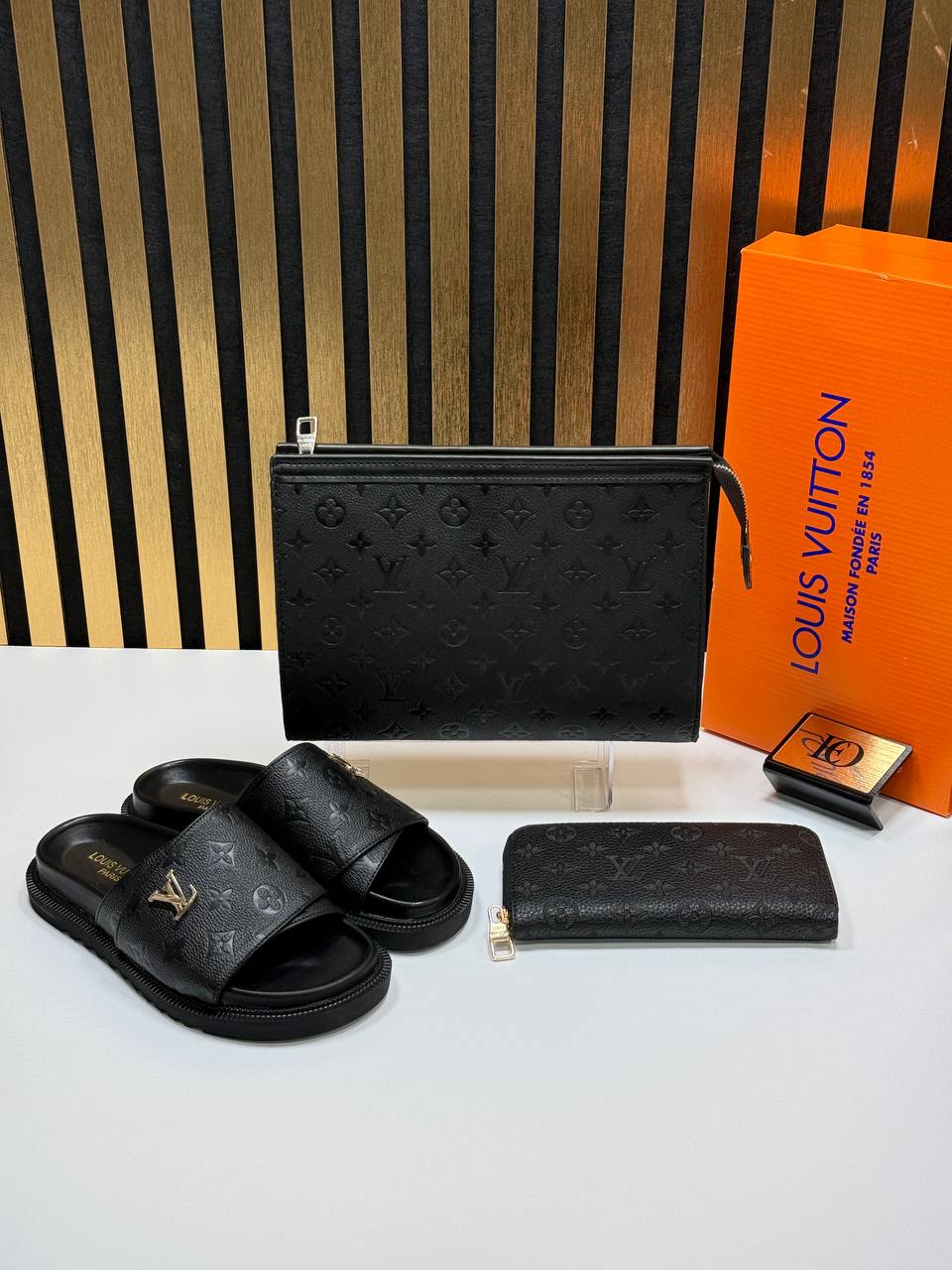 Bag, Slipper and Wallet