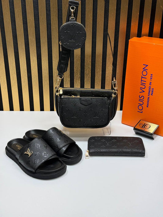 Bag, Slipper and Wallet